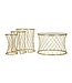 Mauro Ferretti TAFEL NOAH GOUD SET 4 STUKS CM Ø 70X45-47X54,5-36x50-28x45