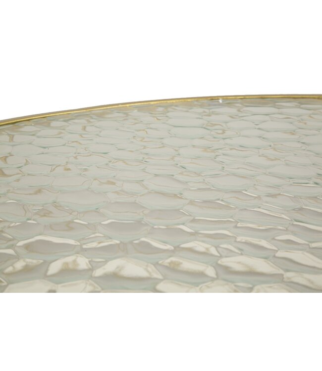 Mauro Ferretti TAFEL NOAH GOUD SET 4 STUKS CM Ø 70X45-47X54,5-36x50-28x45