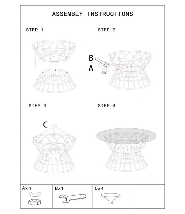 Mauro Ferretti SALONTAFEL PANAMA CIRKEL CM Ø 75X44,5