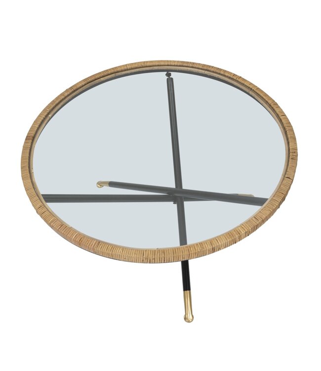 Mauro Ferretti TAVOLO DA CAFFE' SAINT BARTH ROTONDO CM Ø 80X46,5