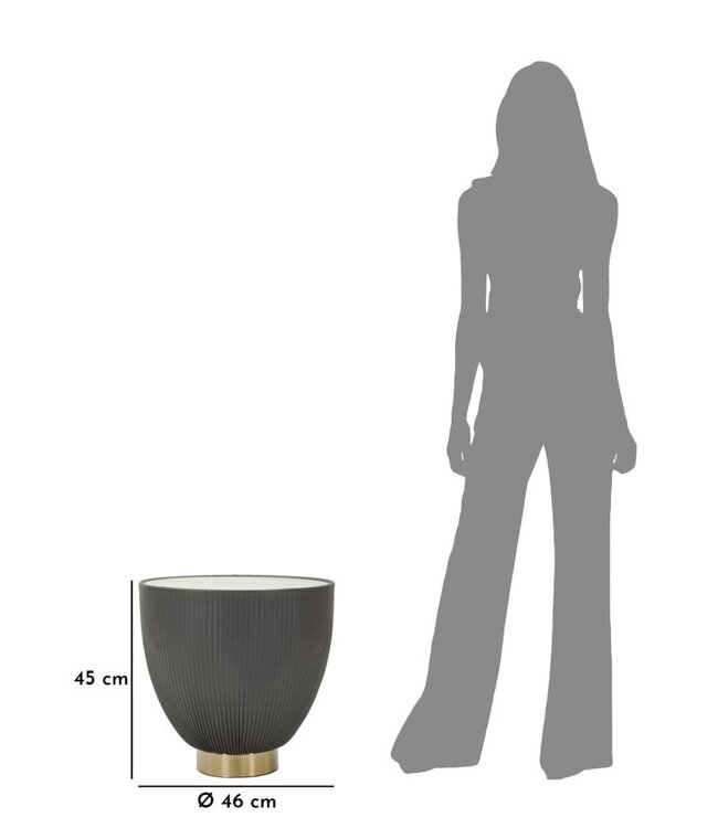 Mauro Ferretti ELGE SALONTAFEL CM Ø 46X45