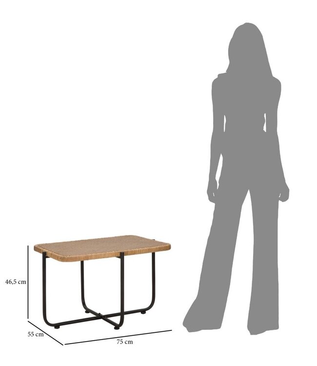 Mauro Ferretti SALONTAFEL CEBU CM 75X55X46,5 - 1425930000