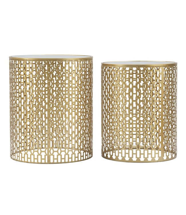 Mauro Ferretti TAFELSET 2 STUKS OBLIN CM Ø 41X50-37,5X47