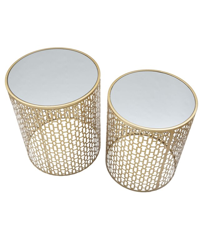 Mauro Ferretti TAFELSET 2 STUKS OBLIN CM Ø 41X50-37,5X47