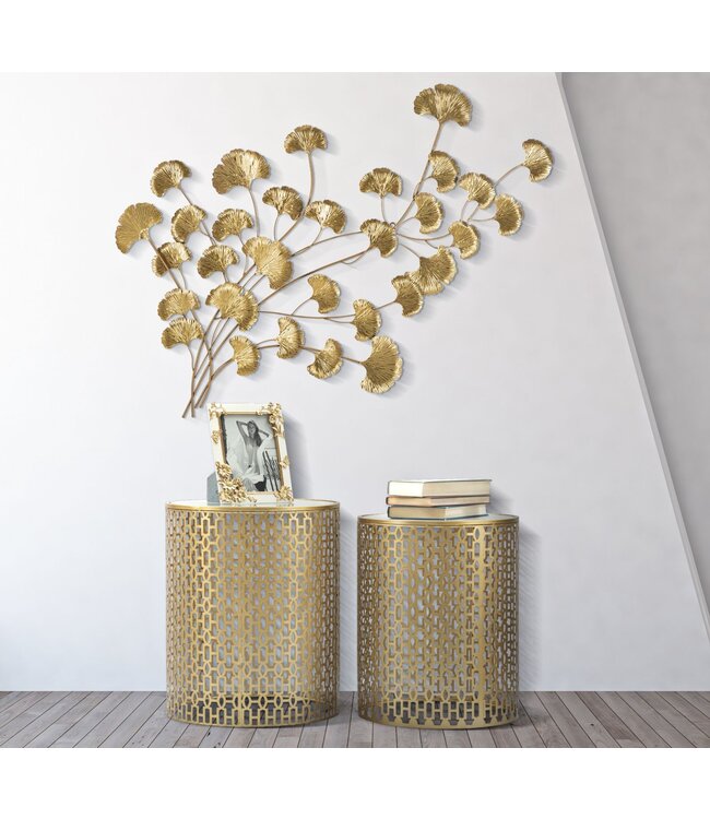 Mauro Ferretti TAFELSET 2 STUKS OBLIN CM Ø 41X50-37,5X47