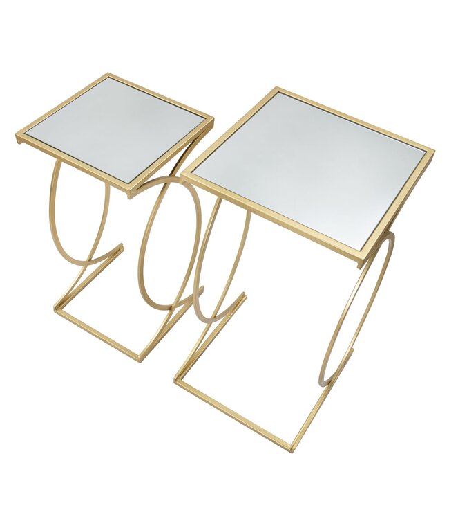 Mauro Ferretti BIJZETTAFEL SIOMPLY 35X35X70-30X30X60