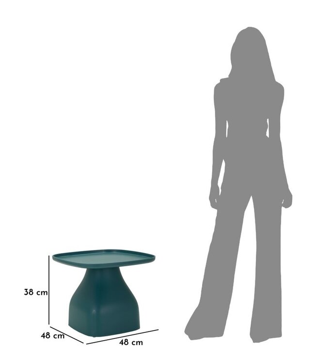 Mauro Ferretti GEA TAFEL BLAUW CM 48X48X38