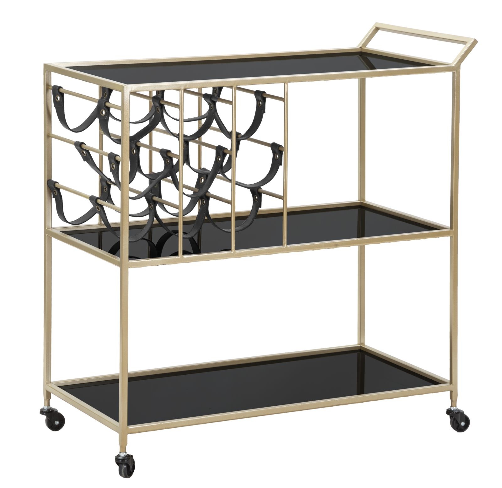 TROLLEY ZWART TOUW CM 79X39,5X82 afbeelding
