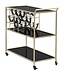 Mauro Ferretti TROLLEY ZWART TOUW CM 79X39,5X82