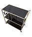 Mauro Ferretti TROLLEY ZWART TOUW CM 79X39,5X82