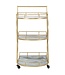Mauro Ferretti TROLLEY MARMER GLAS MIX CM71X45,5X84,5