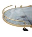 Mauro Ferretti TROLLEY MARMER GLAS MIX CM71X45,5X84,5
