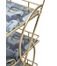 Mauro Ferretti TROLLEY MARMER GLAS MIX CM71X45,5X84,5