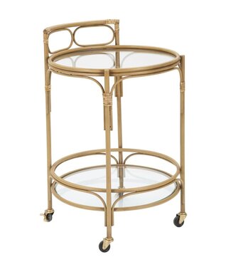 Mauro Ferretti TROLLEY PANAMA ROND CM Ø 51X74 - 142675000R