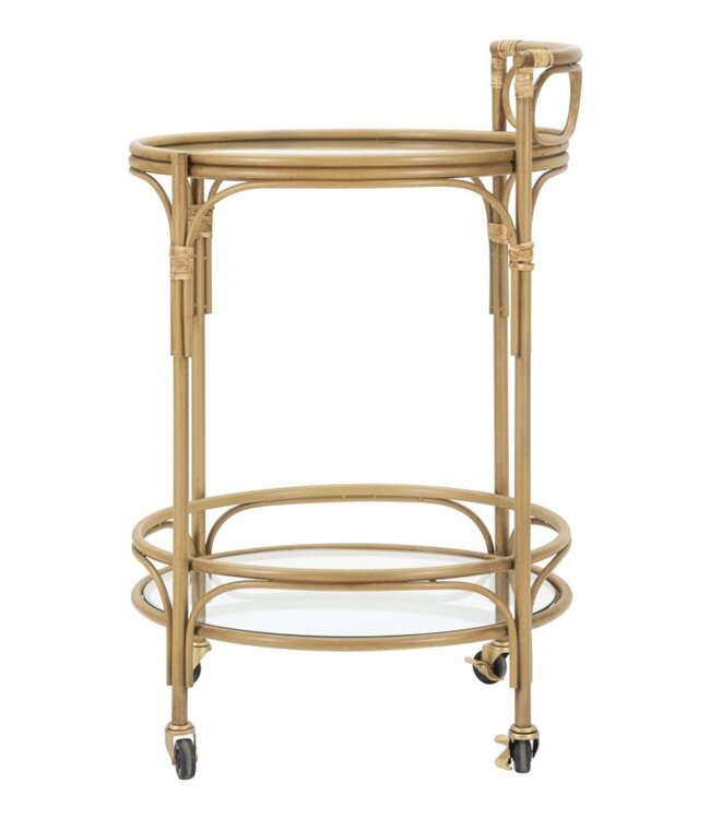 Mauro Ferretti TROLLEY PANAMA ROND CM Ø 51X74 - 142675000R