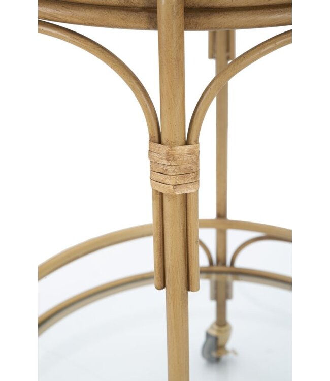 Mauro Ferretti TROLLEY PANAMA ROND CM Ø 51X74 - 142675000R