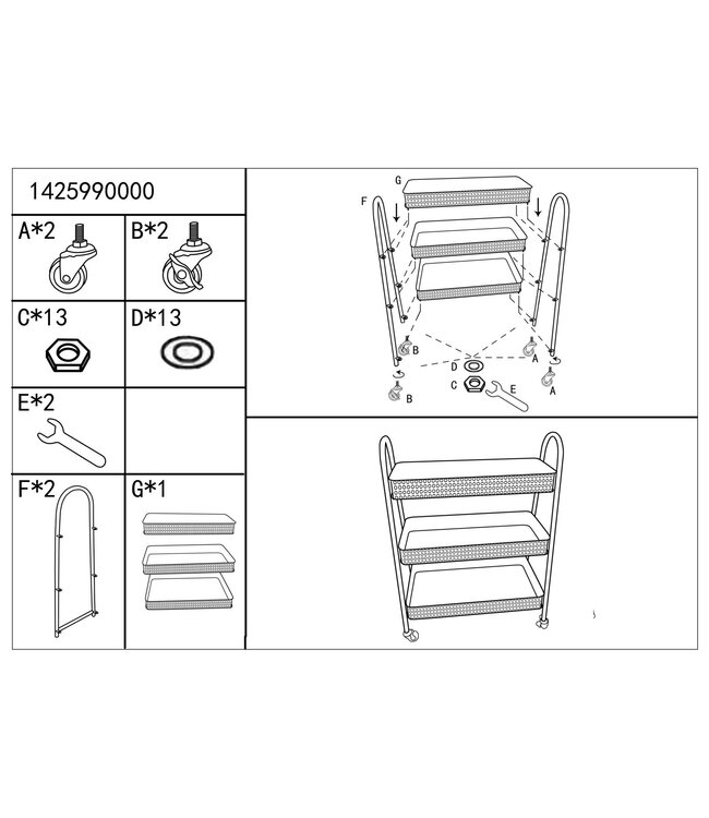 Mauro Ferretti ROLTAFEL FUJI CM 60X30X80 - 1425990000