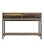 Mauro Ferretti CONSOLE YELLOWSTONE CM 118X40X80 (LEGNO DI ACACIA NILOTICA)