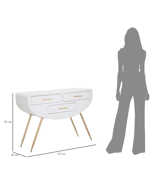 Mauro Ferretti CONSOLE VENUS CM 110X40X80