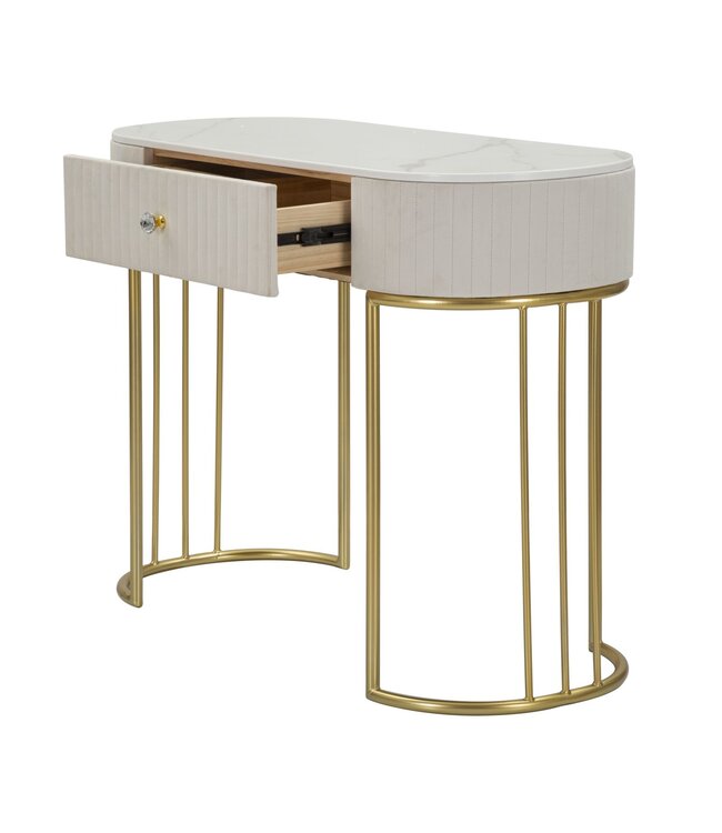 Mauro Ferretti CONSOLE MONTPELLIER CRÈME CM 100X40X75