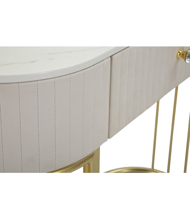 Mauro Ferretti CONSOLE MONTPELLIER CRÈME CM 100X40X75