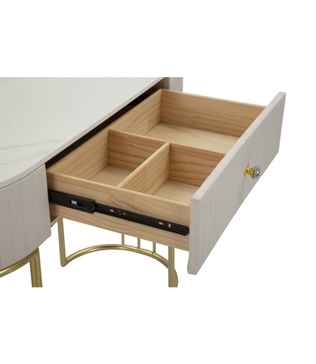 Mauro Ferretti CONSOLE MONTPELLIER CRÈME CM 100X40X75