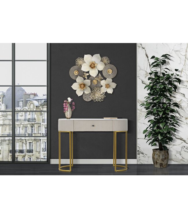 Mauro Ferretti CONSOLE MONTPELLIER CRÈME CM 100X40X75