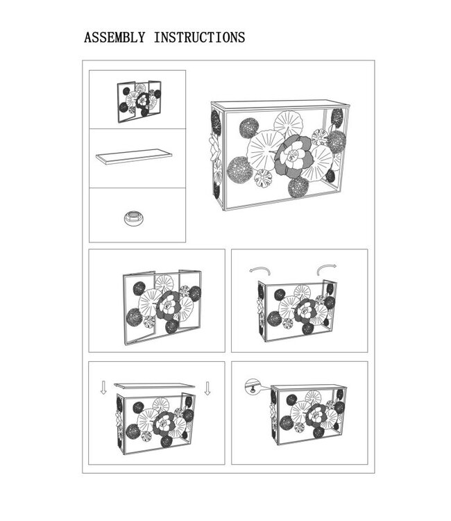 Mauro Ferretti CONSOLE GLAM REDY CM 114X41,5X80