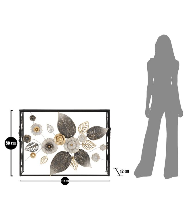 Mauro Ferretti CONSOLE GLAM DONKER CM 111,8X41,9X80