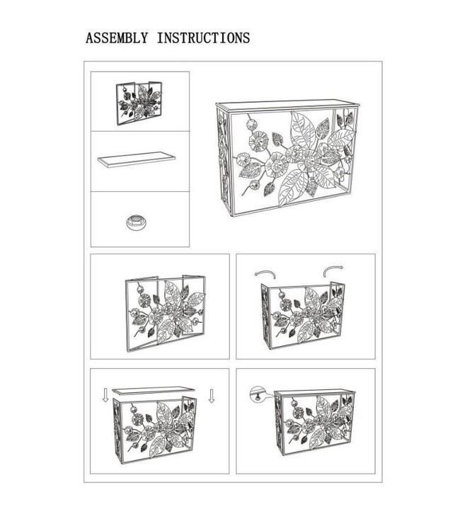 Mauro Ferretti CONSOLE GLAM DONKER CM 111,8X41,9X80