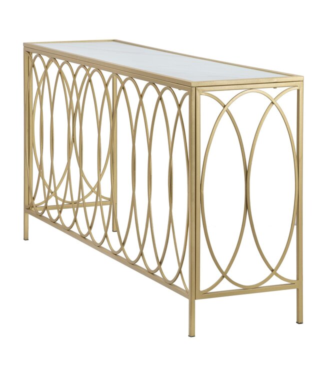 Mauro Ferretti CONSOLE BOOG SIMILMARBLE CM 160X40X79