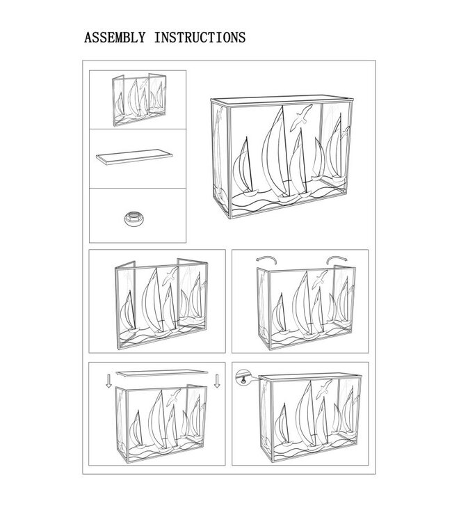 Mauro Ferretti CONSOLE VELE CM 108X37X80