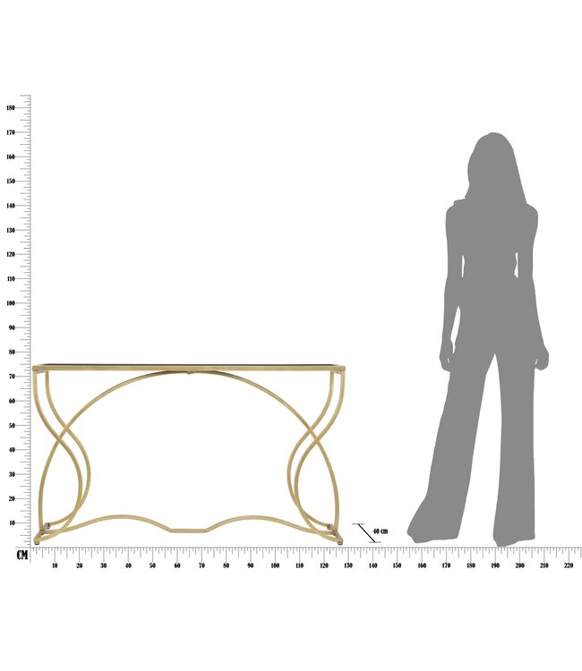 Mauro Ferretti CONSOLE ZONNESCHIJN CM 130X40X75