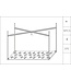 Mauro Ferretti CONSOLE VLINDERS GLAS CM 100X35X80