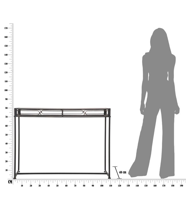 Mauro Ferretti CONSOLE ESSENTIAL CM 110X40X80