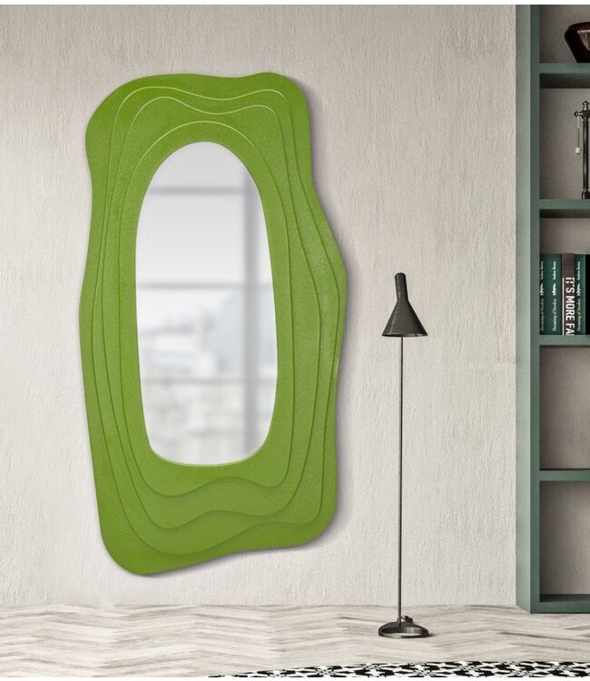 Mauro Ferretti WANDSPIEGEL DAFNE GROEN CM 90X4X165