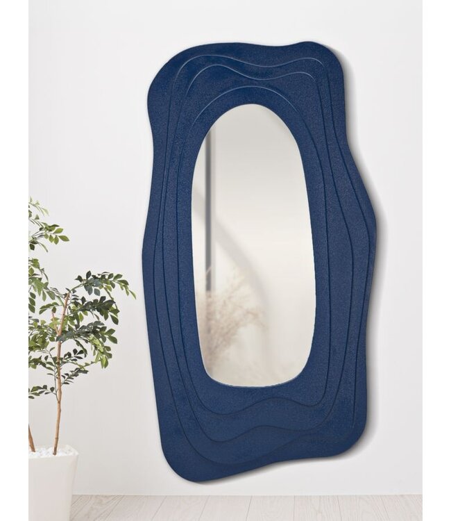Mauro Ferretti WANDSPIEGEL DAFNE BLAUW CM 90X4X165