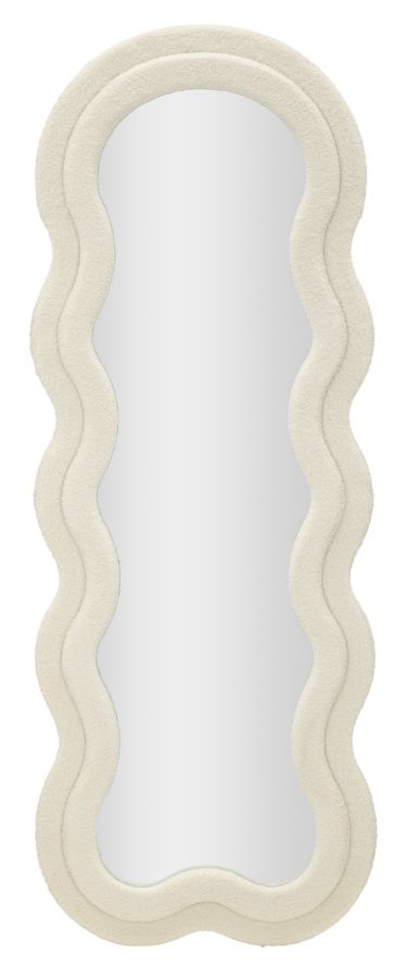 WANDSPIEGEL TEDDY CRÈME CM 60X4X160 afbeelding