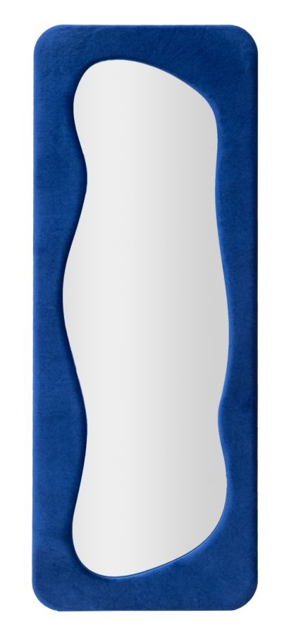 WANDSPIEGEL THEODOR BLAUW CM 60X4X160 afbeelding