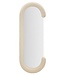 Mauro Ferretti WANDSPIEGEL CHANTAL CRÈME FLUWEEL CM 60X7X160