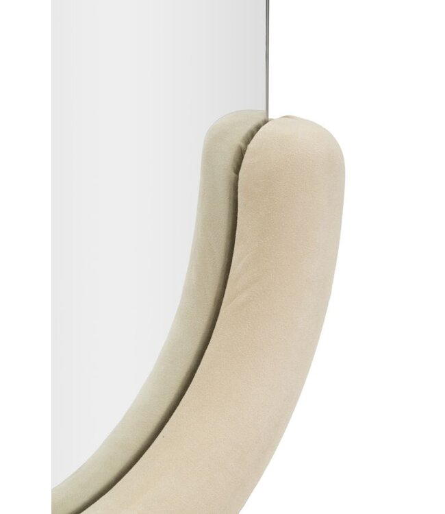 Mauro Ferretti WANDSPIEGEL CHANTAL CRÈME FLUWEEL CM 60X7X160