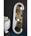 Mauro Ferretti WANDSPIEGEL CHANTAL CRÈME FLUWEEL CM 60X7X160