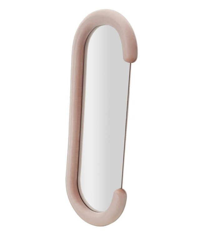 Mauro Ferretti WANDSPIEGEL CHANTAL ROZE FLUWEEL CM 60X7X160