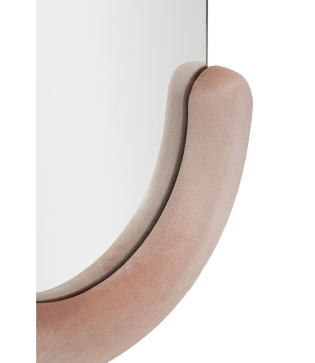 Mauro Ferretti WANDSPIEGEL CHANTAL ROZE FLUWEEL CM 60X7X160