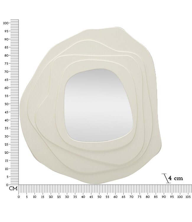 Mauro Ferretti WANDSPIEGEL DALIA WIT CM 90X4X97
