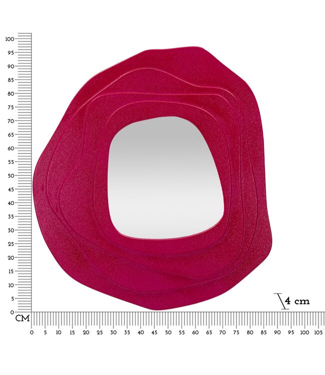 Mauro Ferretti WANDSPIEGEL DALIA FUXIA CM 90X4X97