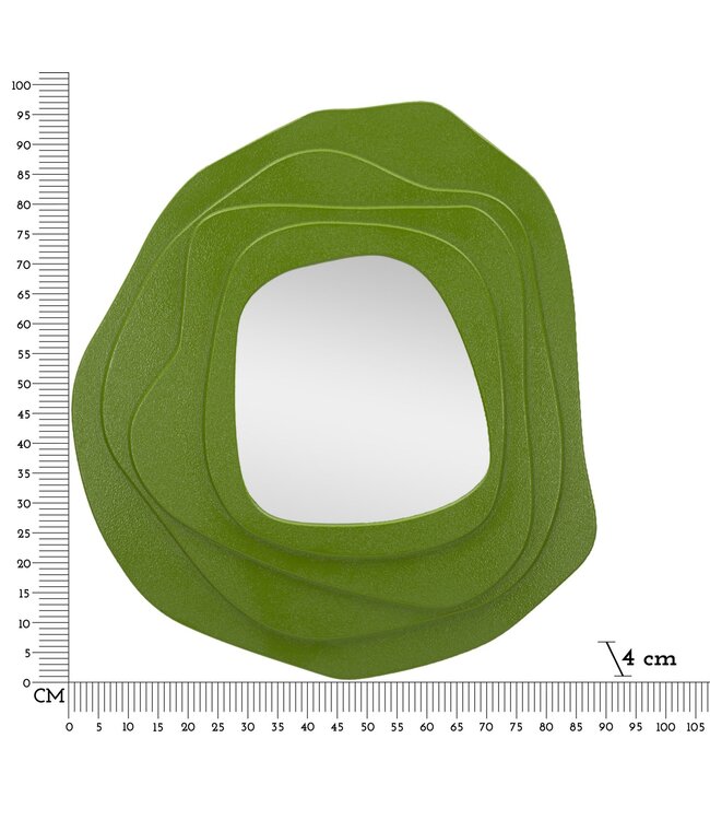 Mauro Ferretti WANDSPIEGEL DALIA GROEN CM 90X4X97