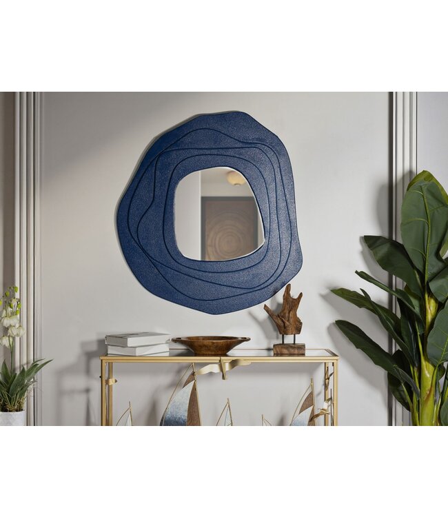 Mauro Ferretti WANDSPIEGEL DALIA BLAUW CM 90X4X97