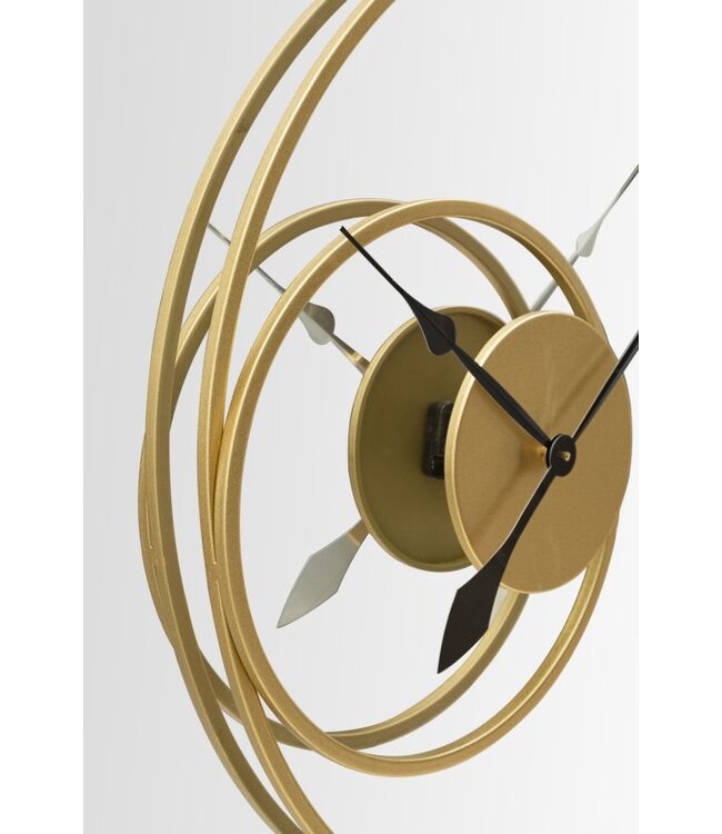 Mauro Ferretti WANDSPIEGEL MET KLOK CM Ø 90X5,5