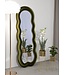 Mauro Ferretti WANDSPIEGEL MIKI GROEN FLUWEEL CM 60X4X160